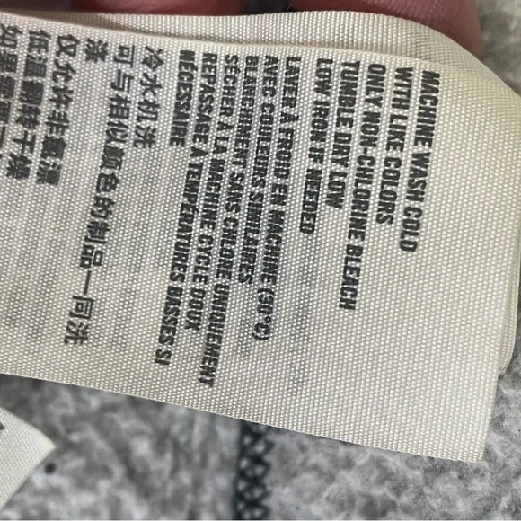 Abercrombie & Fitch Charcoal Hoodie with Red Emblem - Picture 10 of 13